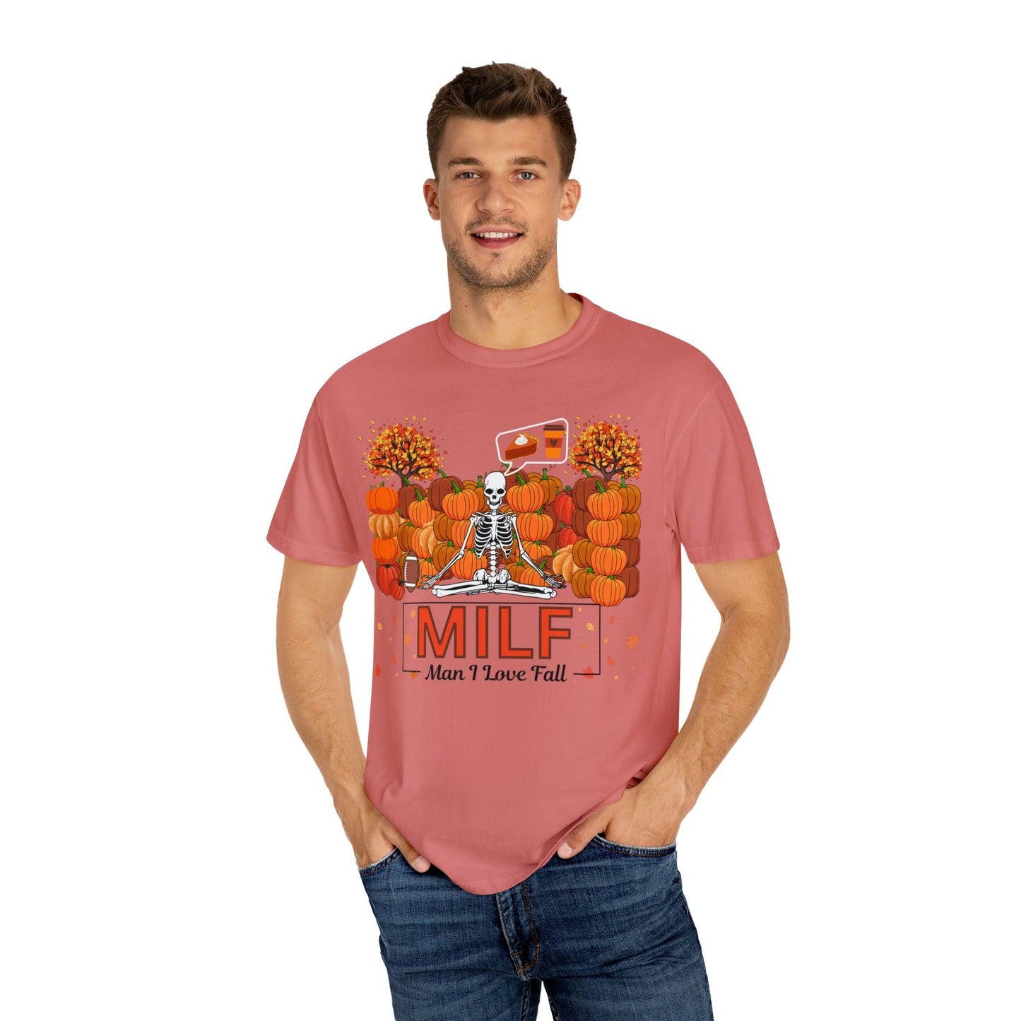 MILF Man I love Fall Gift for Fall Funny Fall Shirts Gift Pumpkin Comfort Colors Shirt