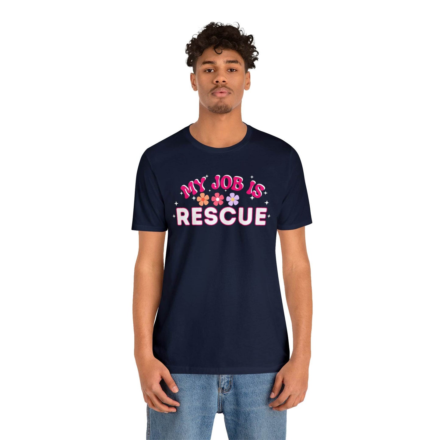 My Job is Rescue Shirt Firefighter Shirt Coast Guard Shirt Paramedic, Lifeguard, - Giftsmojo
