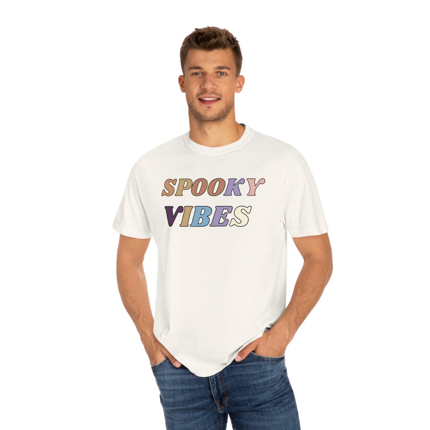 Retro Halloween Tshirt, Spooky Vibes Shirt, Vintage Shirt Halloween Shirt - Cute Fall Shirt