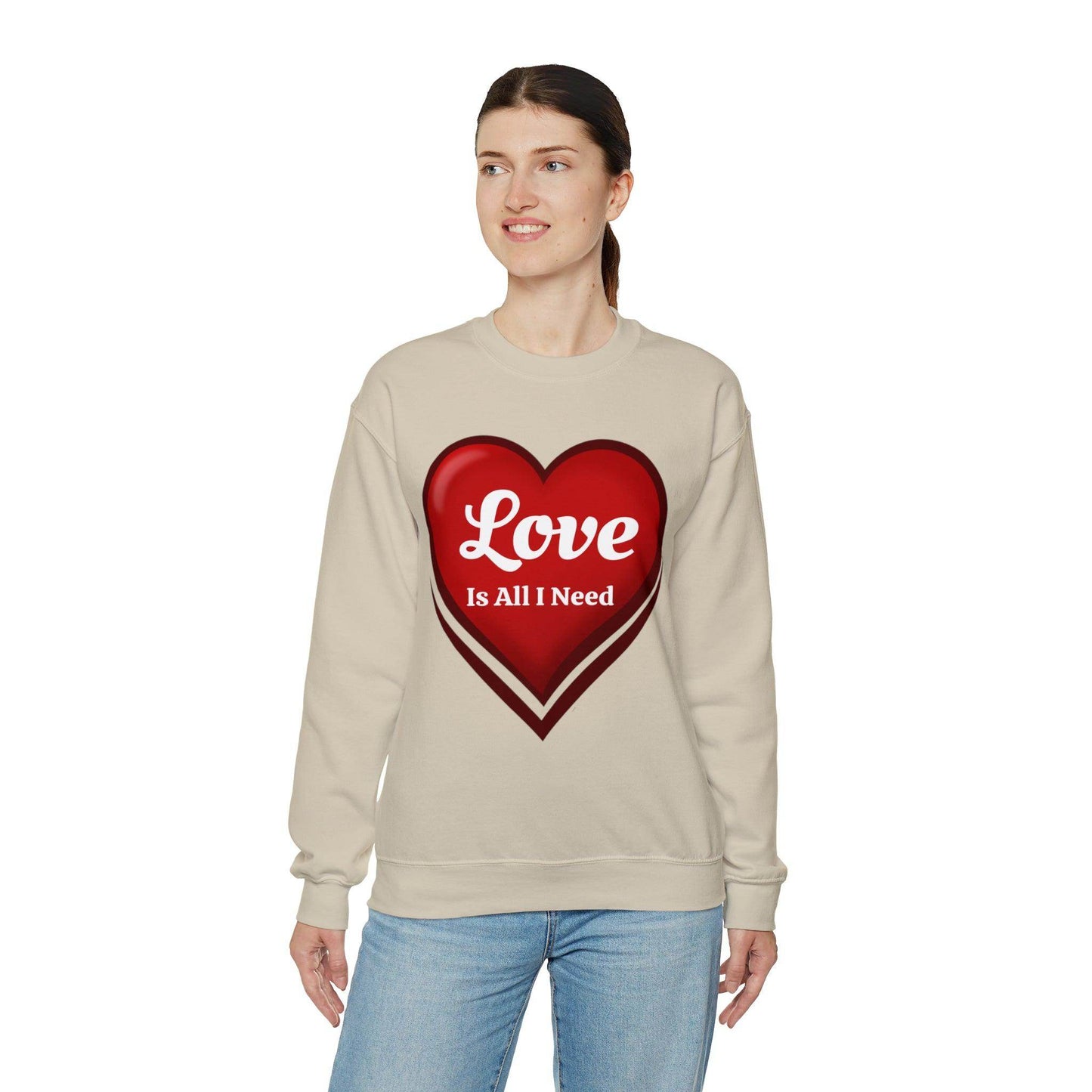 Love is all I need Sweatshirt - Giftsmojo