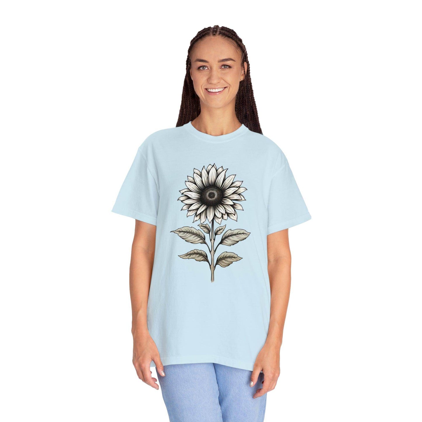 Sunflower Shirt Flower Shirt Aesthetic, Floral Graphic Tee Floral Shirt Flower T-shirt, Gift For Her Women Wildflower Shirt - Giftsmojo