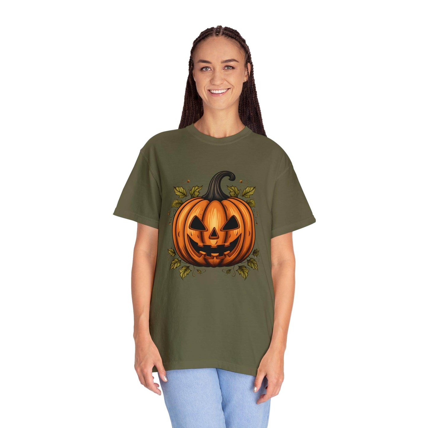 Scary Pumpkin Shirt, Halloween Shirt, Halloween Costume Pumpkin Costume Laughing Pumpkin Tee Fall tshirt Fall Shirt Halloween Gift - Giftsmojo