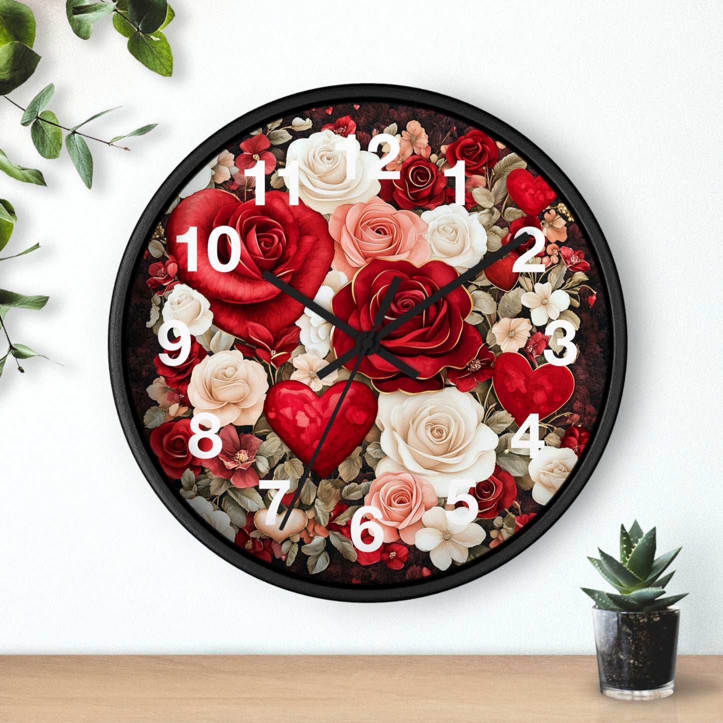 Flower Wall Clock - Botanic Home Decor