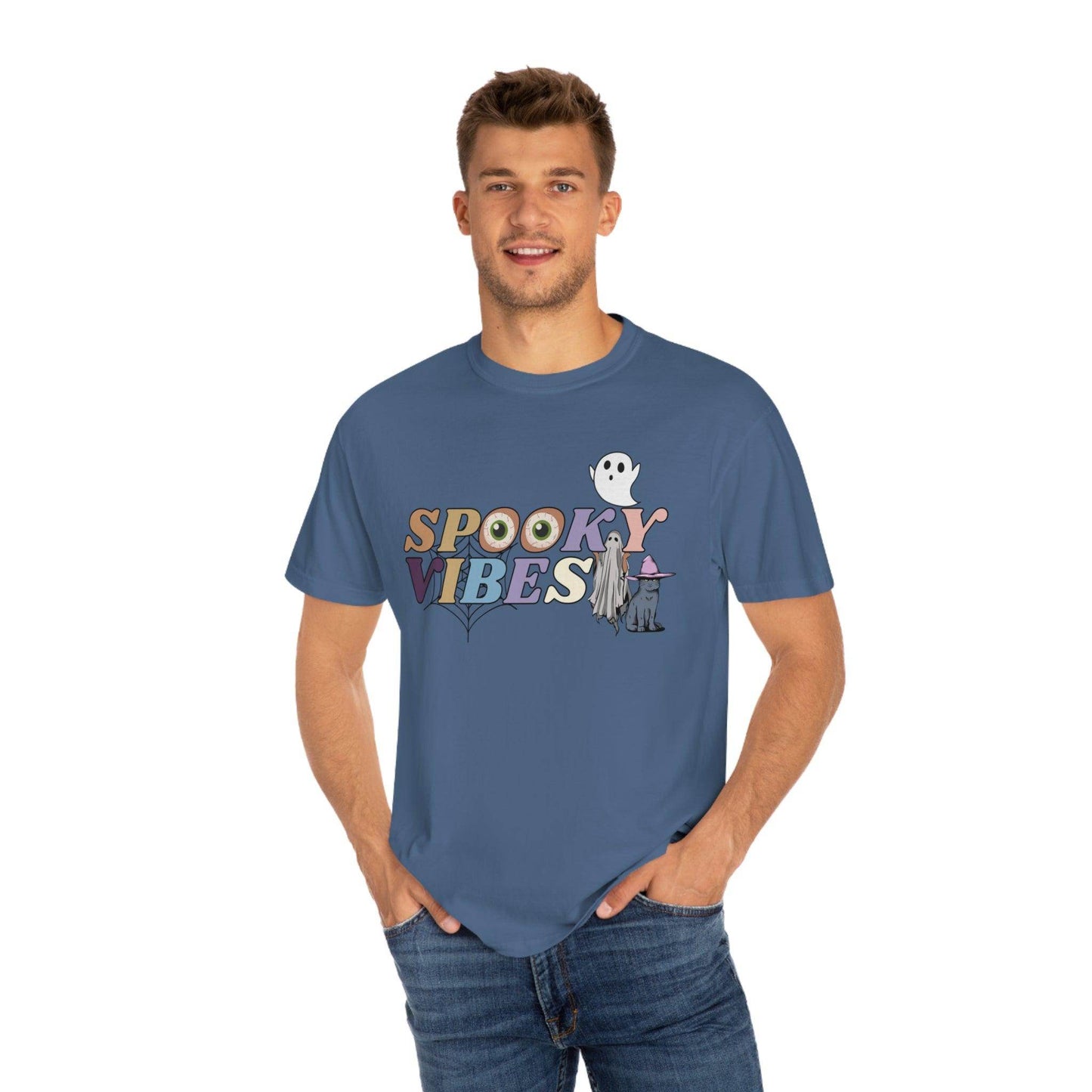 Retro Halloween Tshirt, Spooky Vibes Shirt, Vintage Shirt Halloween Shirt - Giftsmojo