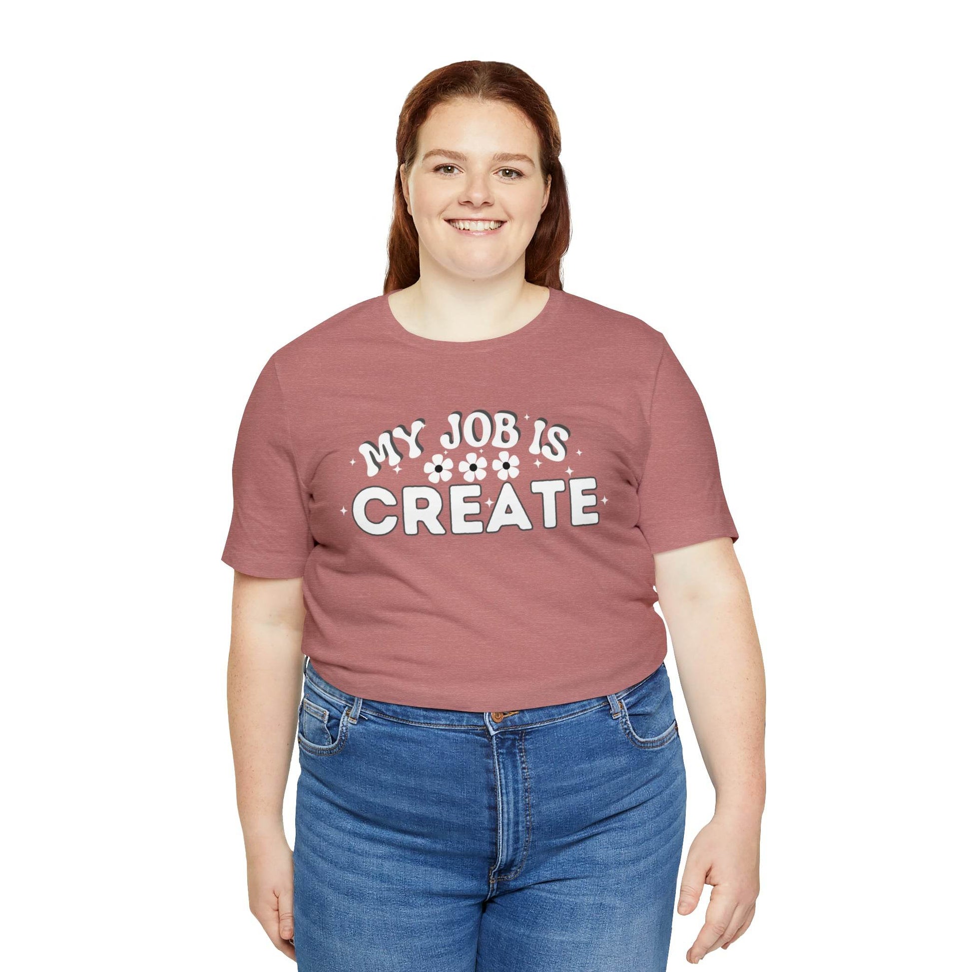 My Job is Create Shirt Artist Shirt, Artist shirt, Designer shirt, writers, Musician Actors Entrepreneur Engineer Scientist Teachers Healthcare professionals Content Creator Shirt - Giftsmojo