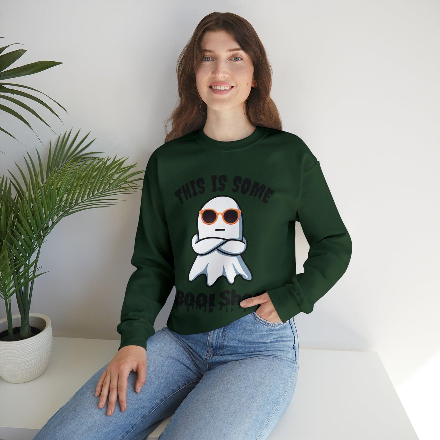 This Is Some Boo Sheet Funny HalloweenSweatshirt Funny Halloween Costume Spooky Season Tee Boo Ghost Sweatshirt Gift for Birthday Christmas