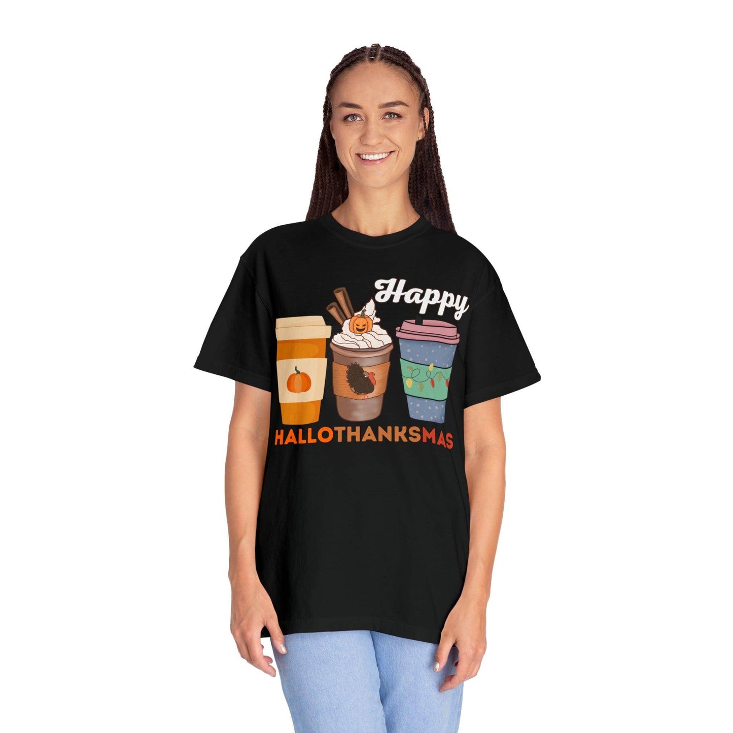 HALLOTHANKSMAS Gift for Fall Halloween Thanksgiving Christmas Gift - Giftsmojo