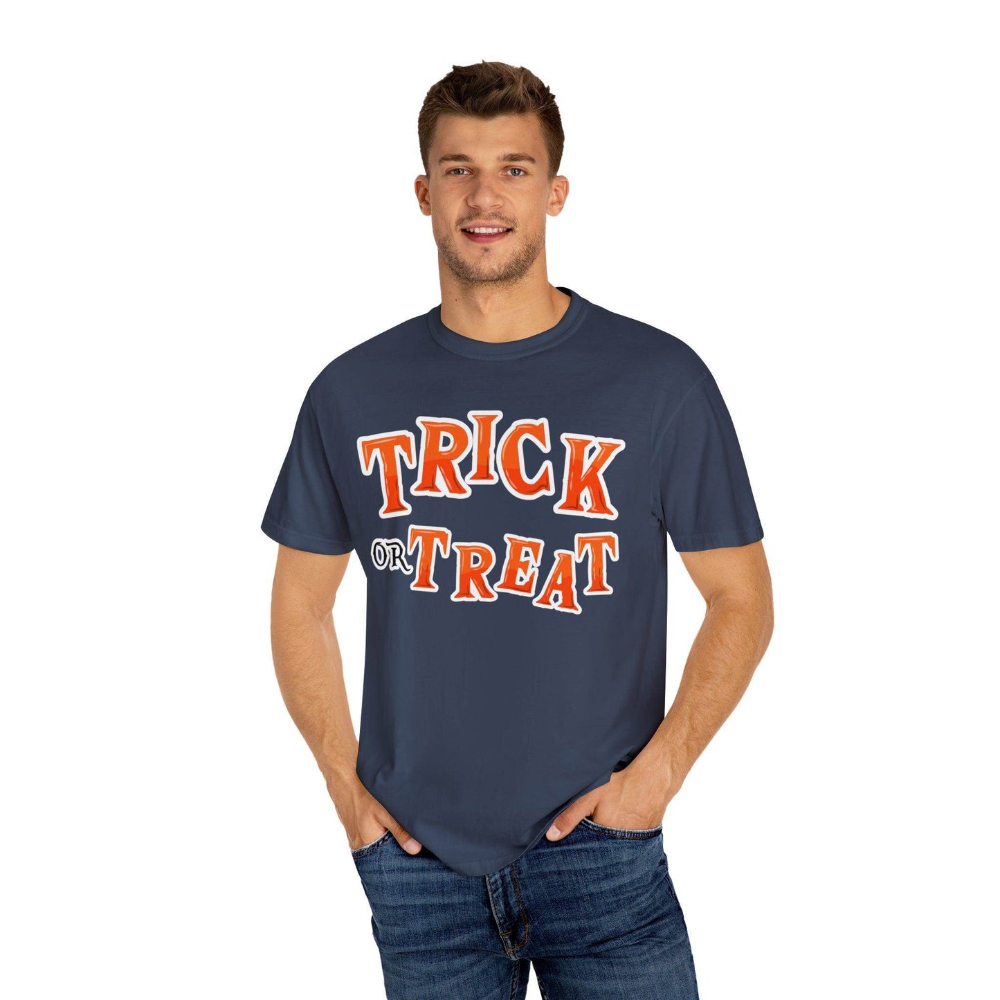 Retro Halloween Tshirt, Trick or Treat Shirt Halloween Costume Vintage Shirt Halloween Shirt Cute Spooky Shirt, Halloween Gift Halloween T-shirt - Giftsmojo