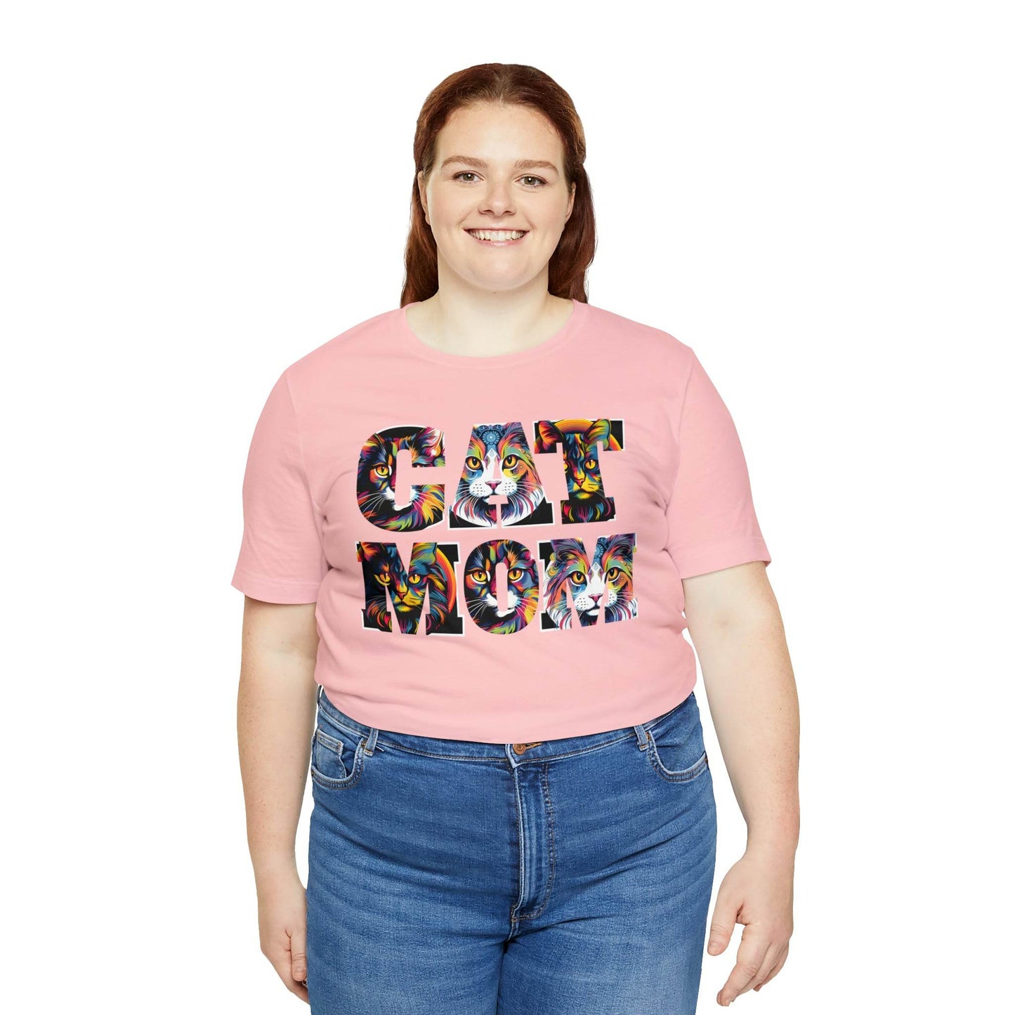 Vintage Cat Shirt Cat Mom Tshirt Animal Lover Gift Cat T Shirt Retro Cat Mom Gift Cat Lover Gift - Cat Lover Shirt Trendy Shirt for Cat Mom - Giftsmojo