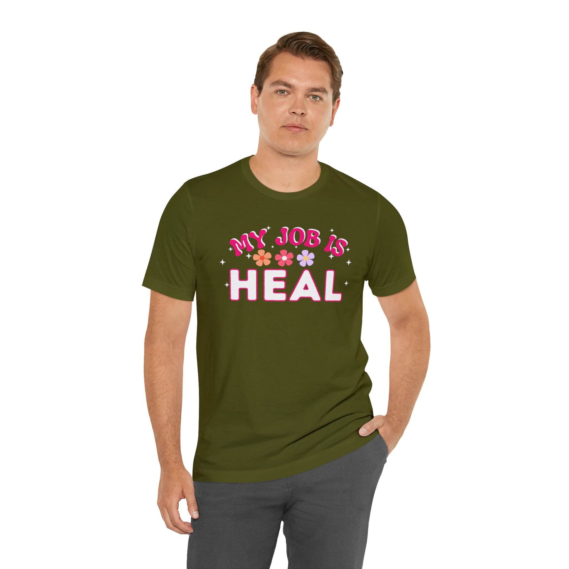 My Job is Heal Shirt Doctor Shirt Nurse Shirt - Giftsmojo