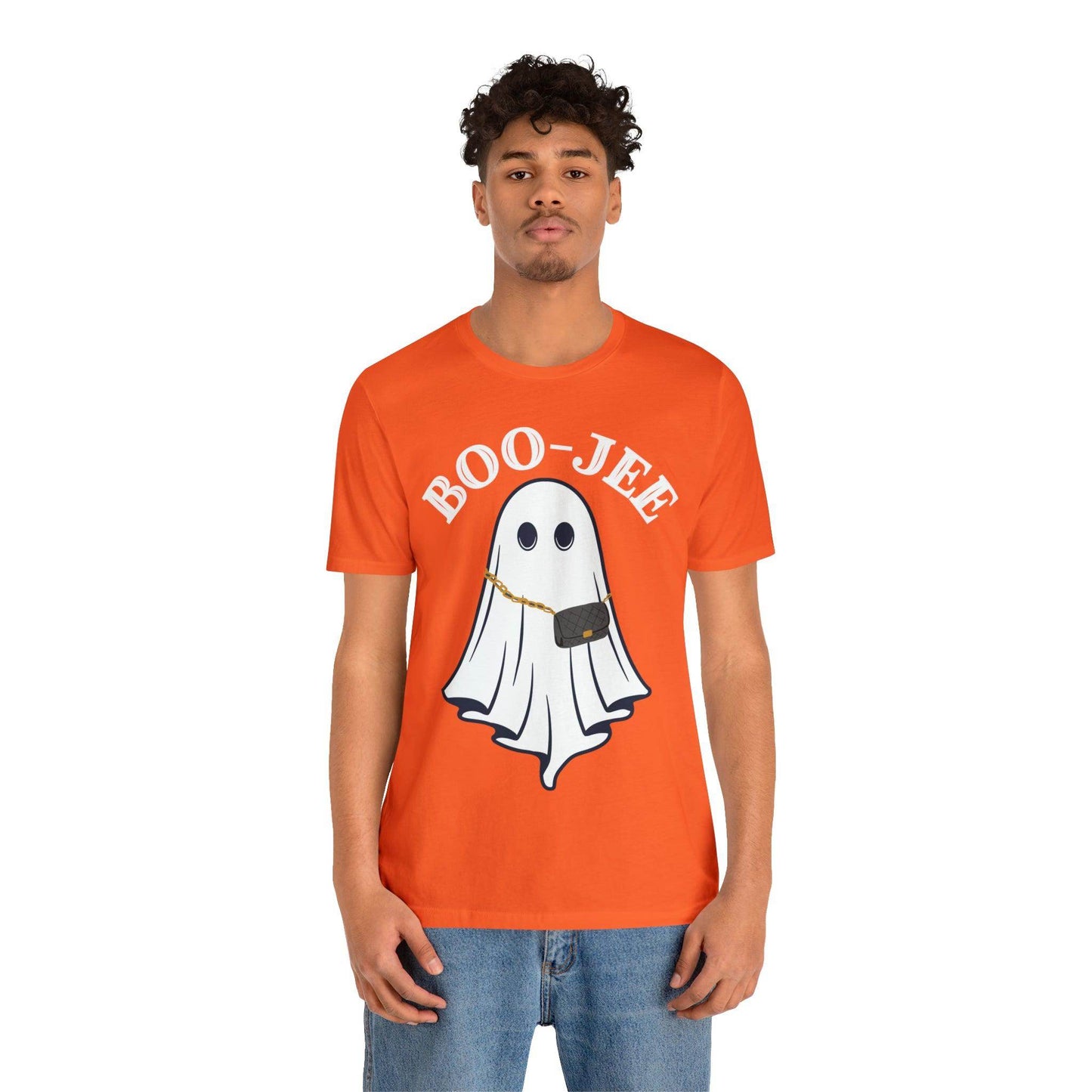 Cute Boo-Jee Ghost Halloween Shirt Vintage Ghost Halloween Costume Scary Halloween Tshirt, Vintage Shirt Boujee Halloween Tee - Giftsmojo