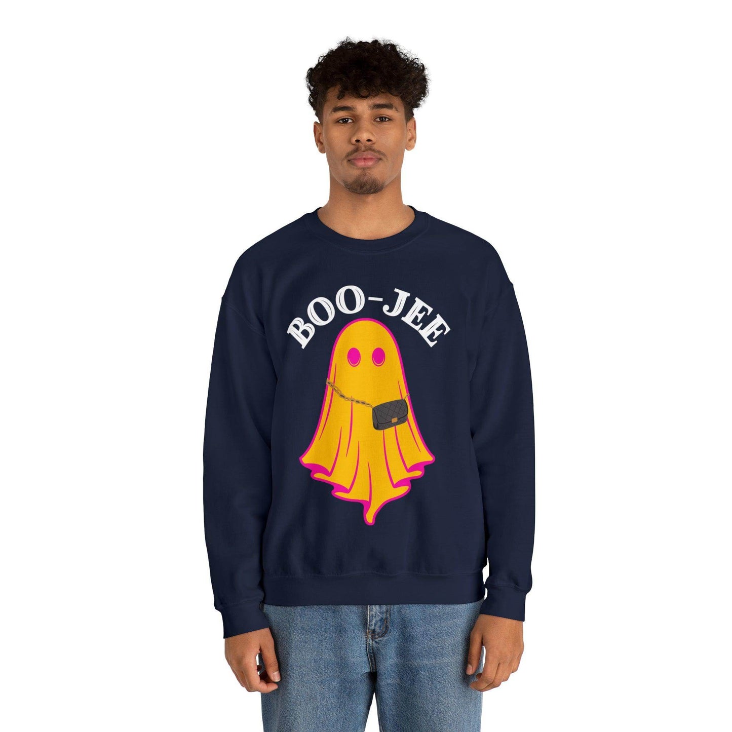 Boo-Jee Sweatshirt, Boo Halloween Sweatshirt, Spooky Ghost Sweatshirt, Boo Jee Shirt, Halloween Ghost Sweatshirt, Halloween Boo Shirt - Giftsmojo