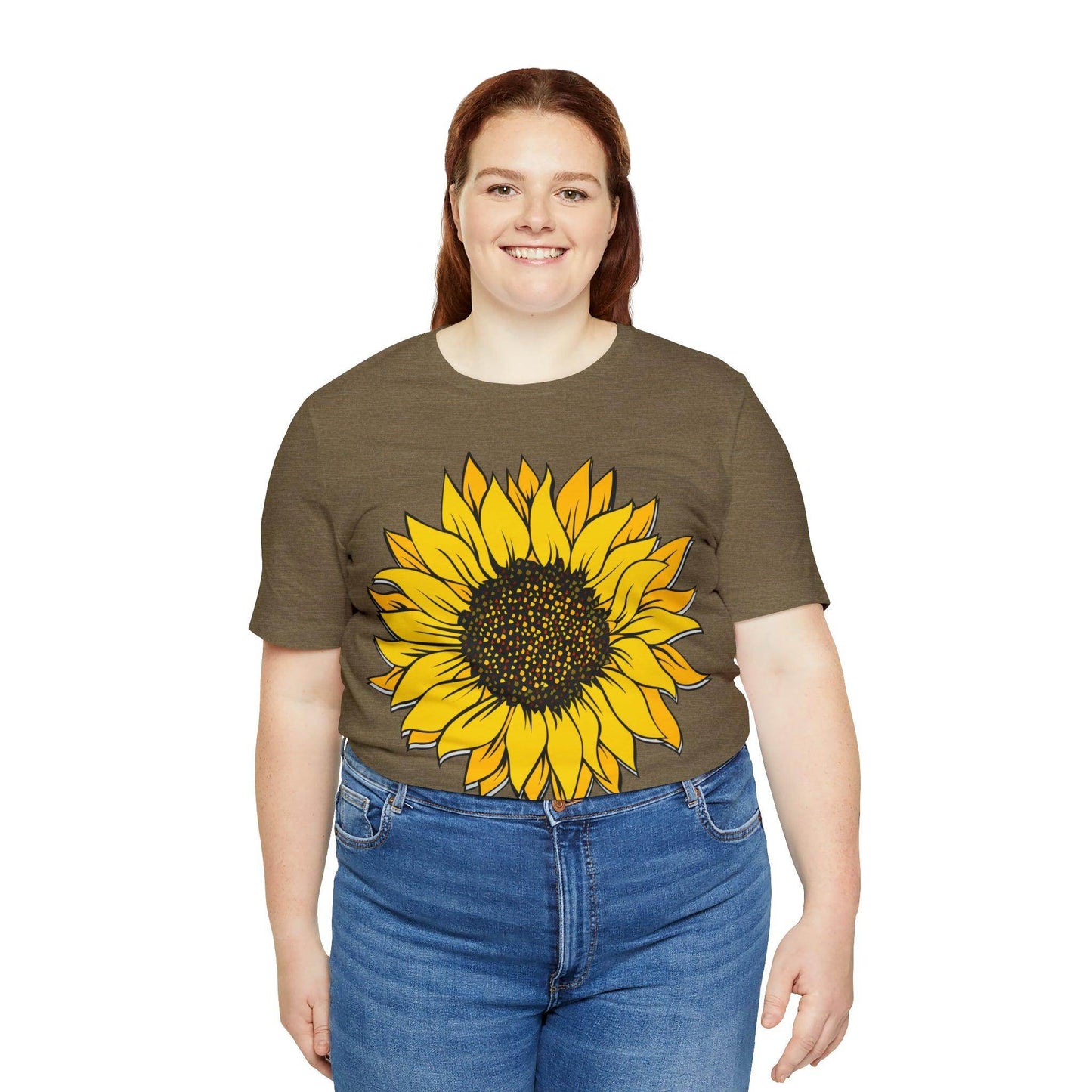 Sunflower Shirt, Floral Tee Shirt, Flower Shirt, Garden Shirt, Womens Fall Summer Shirt Sunshine Tee, Gift for Gardener, Nature lover shirt - Giftsmojo