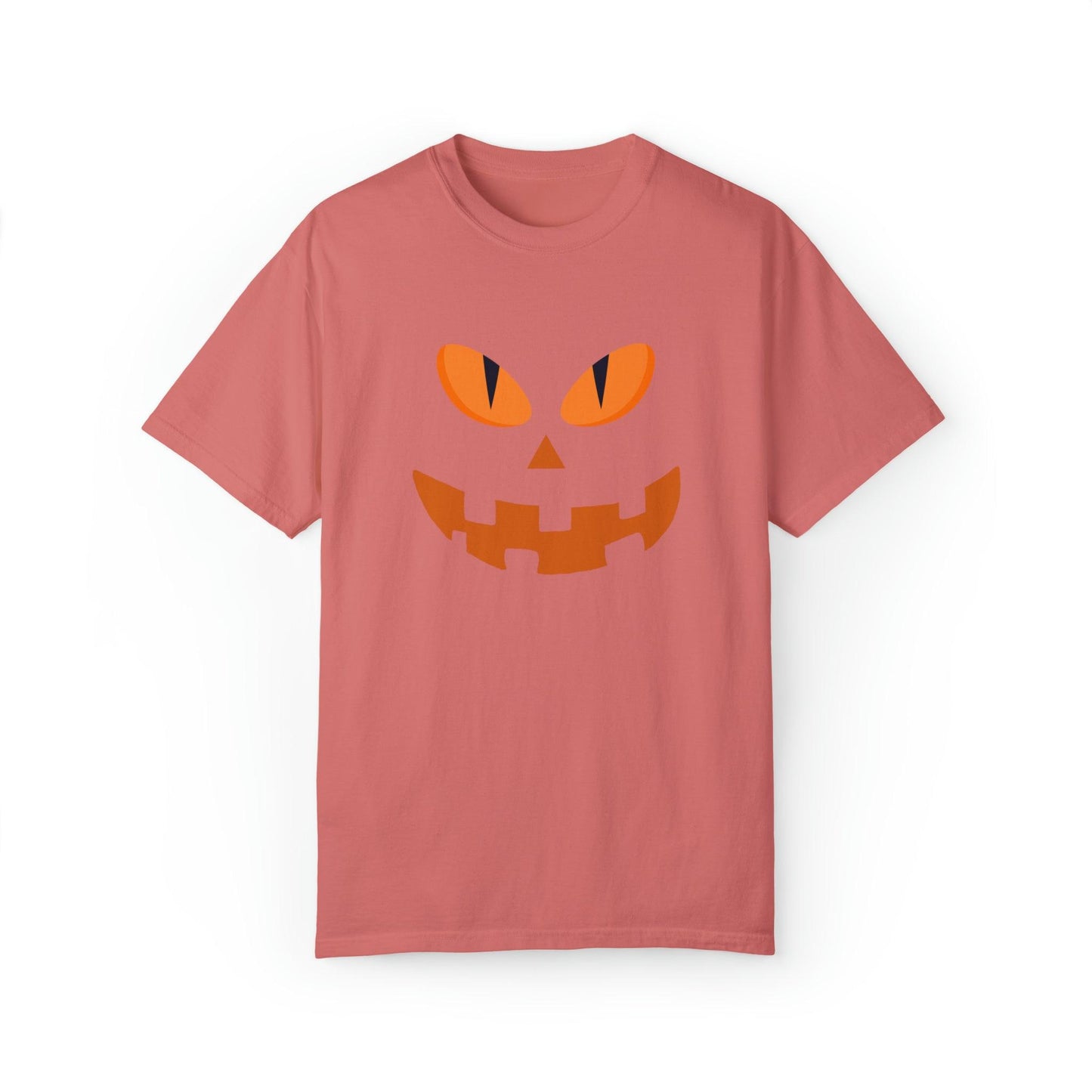 Cute Pumpkin Face Shirt Retro Halloween Tshirt, Vintage Shirt Halloween Shirt Pumpkin Face Halloween Costume Comfort Colors - Giftsmojo