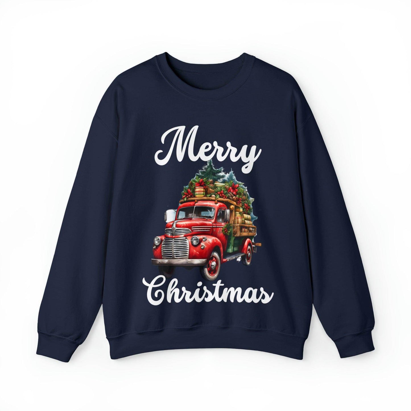 Christmas Tree Truck Sweatshirt Christmas Truck Sweatshirt Christmas Sweater Tree Truck Shirt Christmas Sweatshirt Tree Sweat Pine Tree Pullover - Giftsmojo
