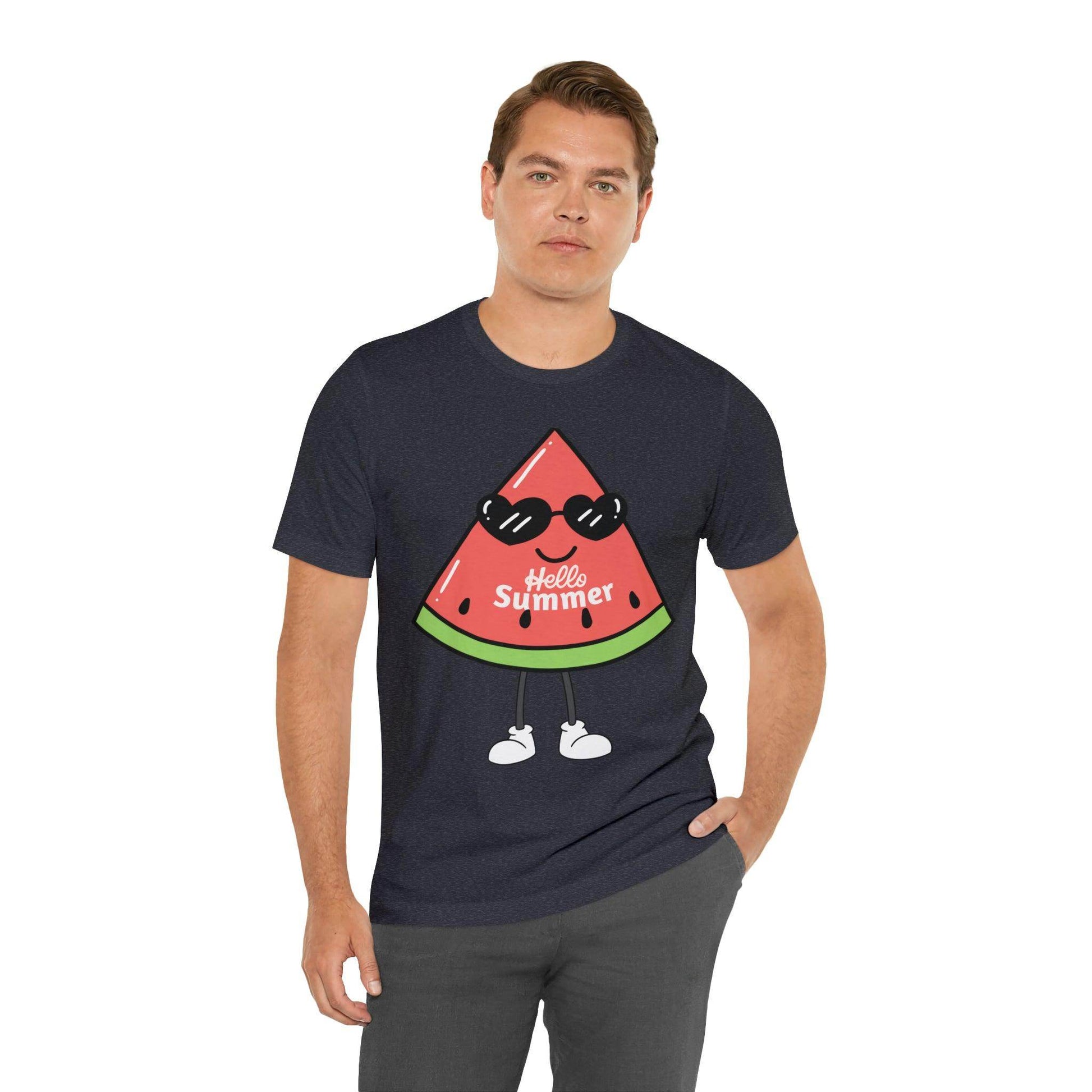 Funny Hello Summer Shirt, Water Mellon shirt, Summer shirts for women and men - Giftsmojo