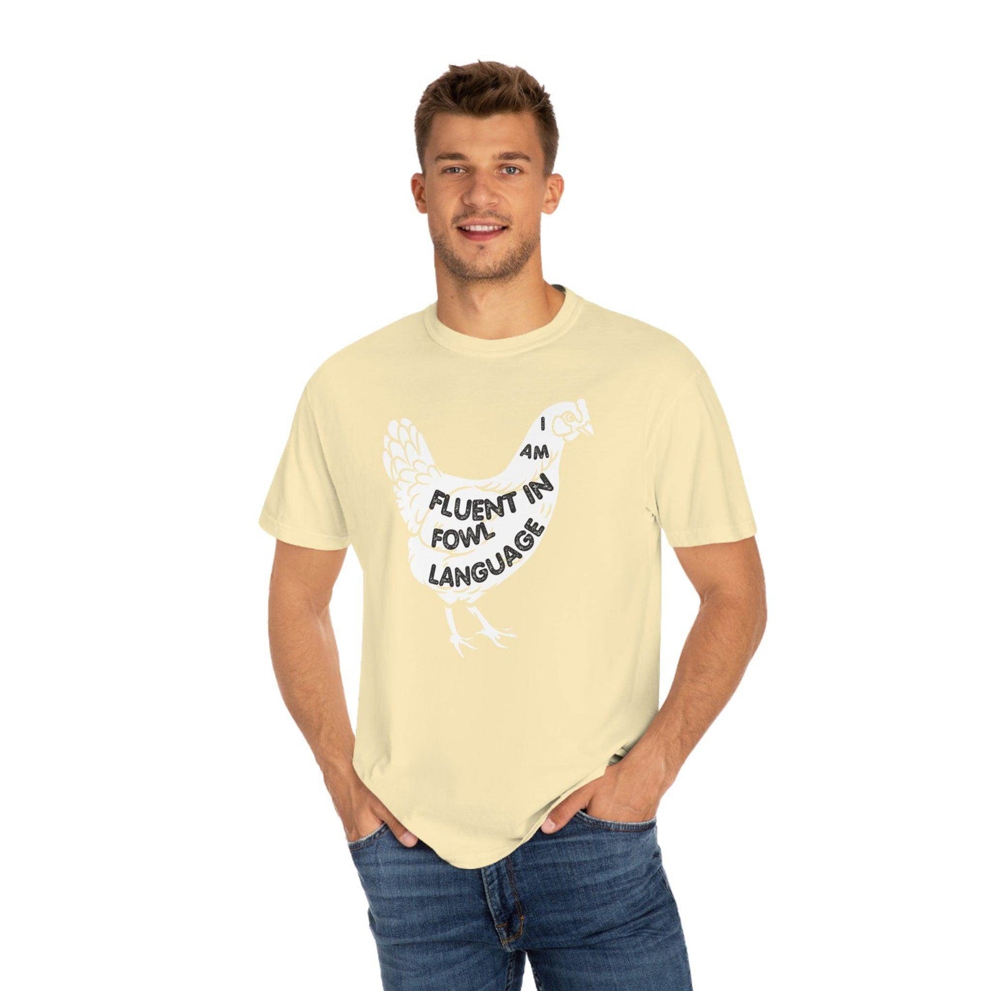 Chicken Shirt Chicken Tee Chicken Owner Gift -Fluent in Fowl Language Gift For Chicken Lover gift - Giftsmojo