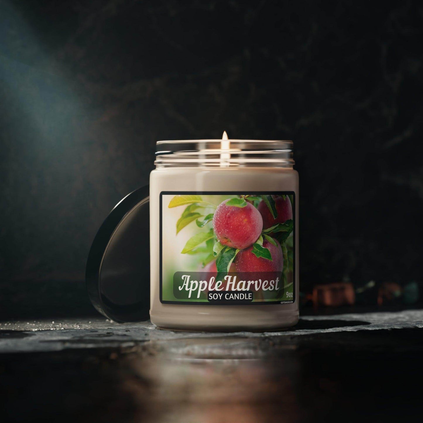 Scented Soy Candle Cinnamon Vanilla, White Sage Lavender, Apple Harvest, Clean Cotton, Sea Salt Orchid, 9oz, - Giftsmojo