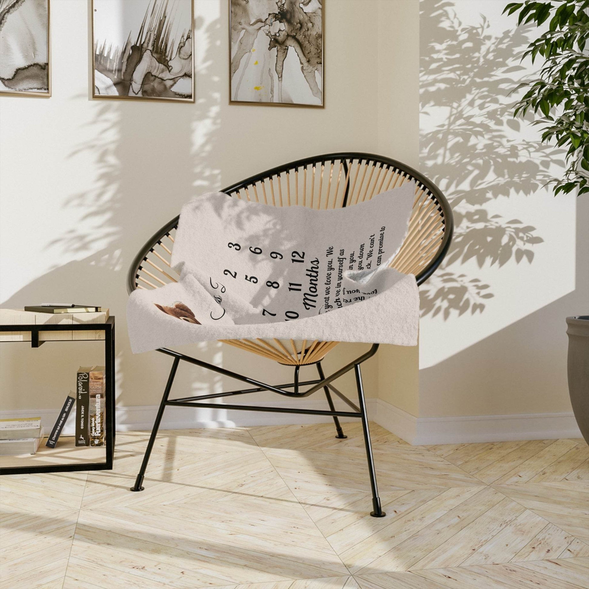 Unlocking Cherished Memories: The Power of a Personalized Teddy Bear Milestone Blanket - Giftsmojo