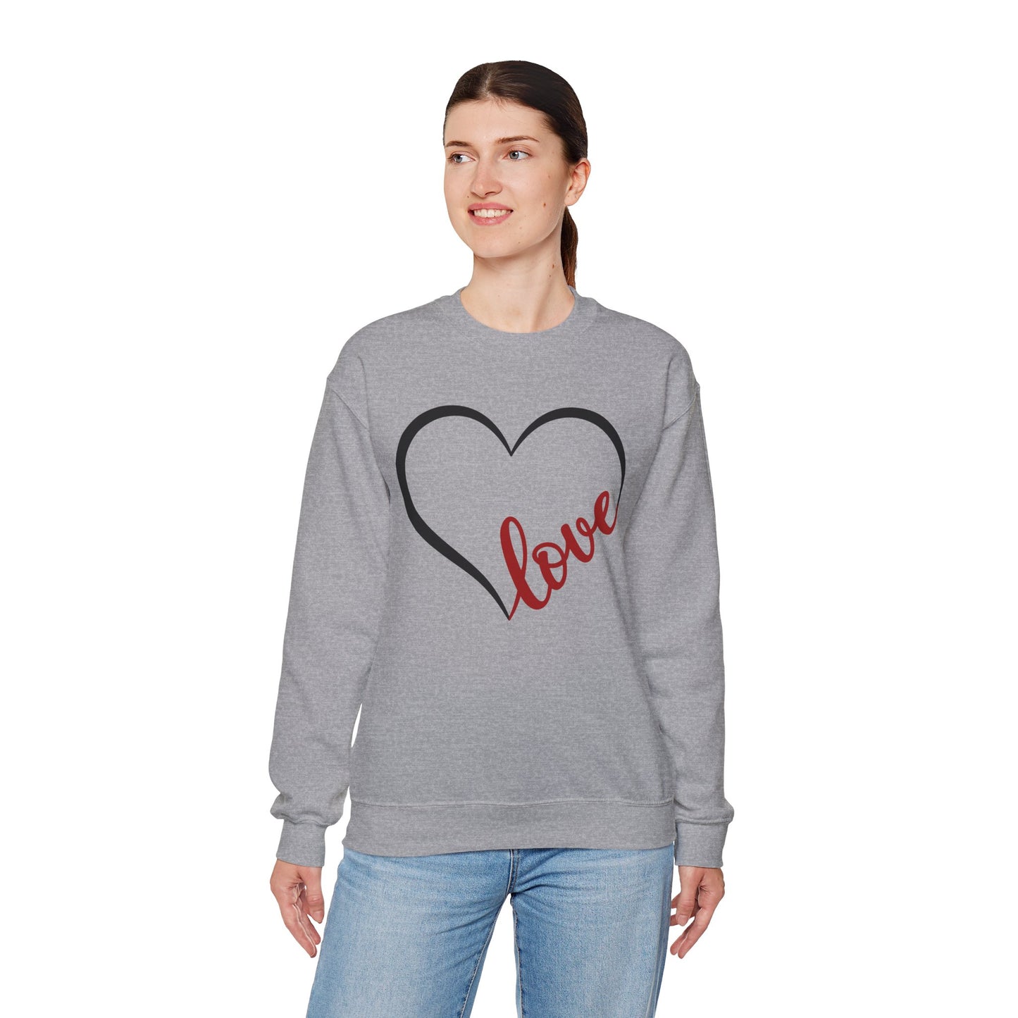 Heart Valentine Sweatshirt - Unisex
