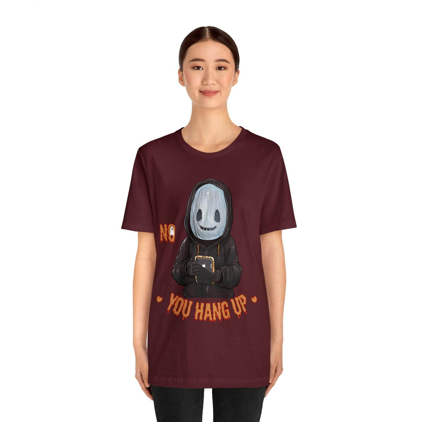 Halloween Shirt No You Hang Up Scary Halloween Costume Fall shirt Spooky Vibes Shirt - Giftsmojo