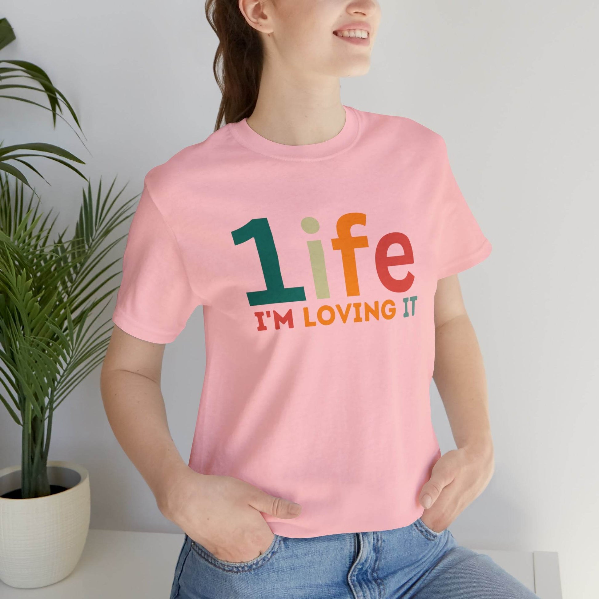 One life I'M Loving It Shirt Retro 1life shirt Live Your Life You Only Have One Life To Live Retro Shirt - Giftsmojo