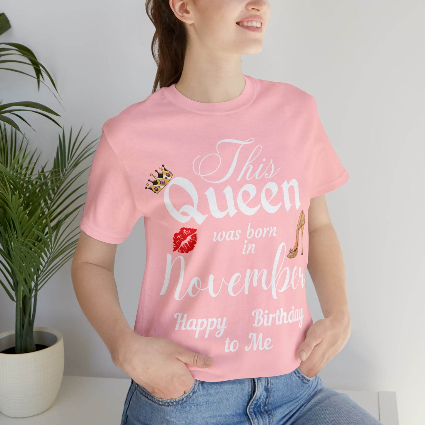 Birthday Queen Shirt, Gift for Birthday, This Queen was born in November Shirt, Funny Queen Shirt, Funny Birthday Shirt, Birthday Gift - Giftsmojo