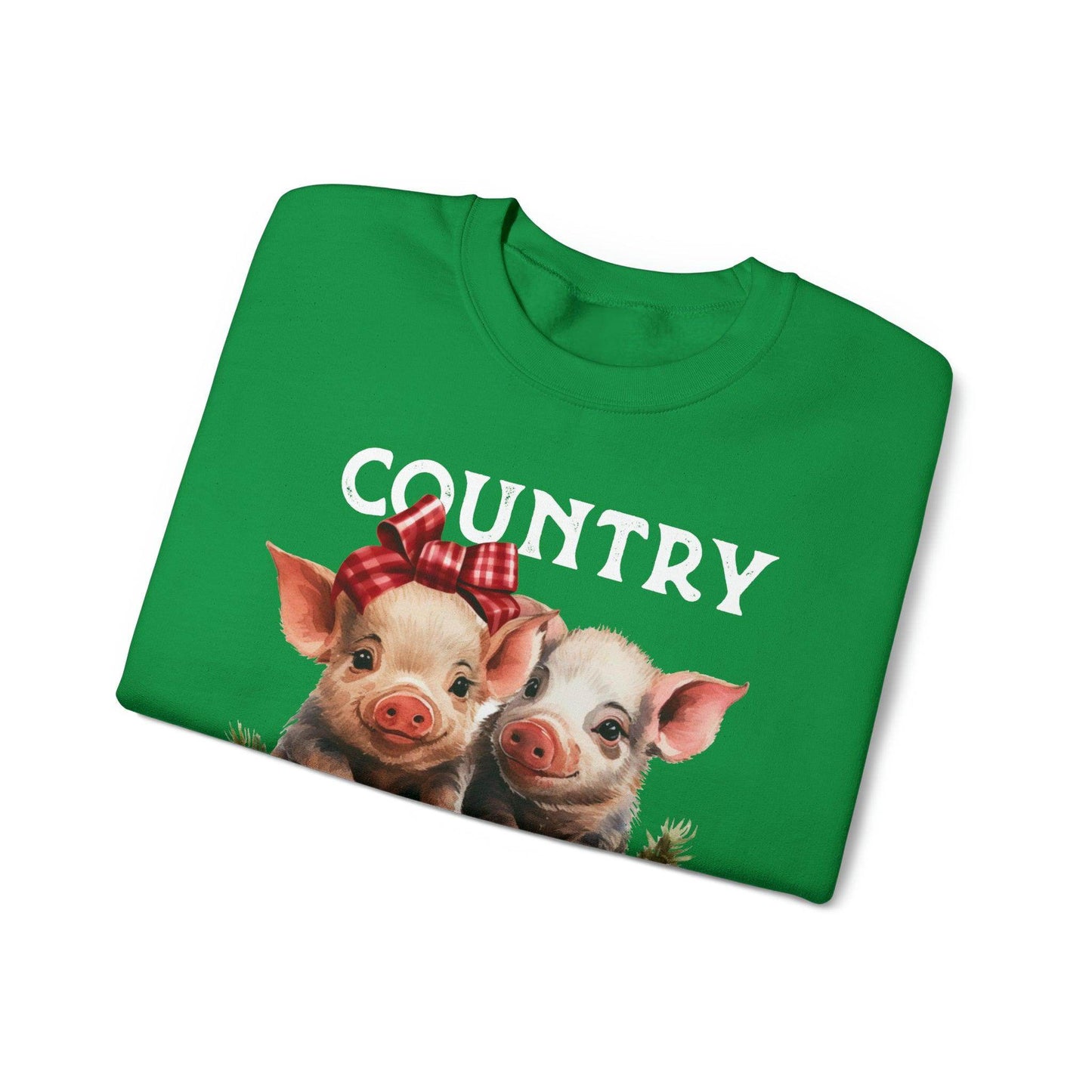 Farm Country Christmas Sweatshirt Christmas in The Barn Sweatshirt Christmas Farm Sweatshirt Christmas Sweater Trendy Christmas Shirt Farmers - Giftsmojo