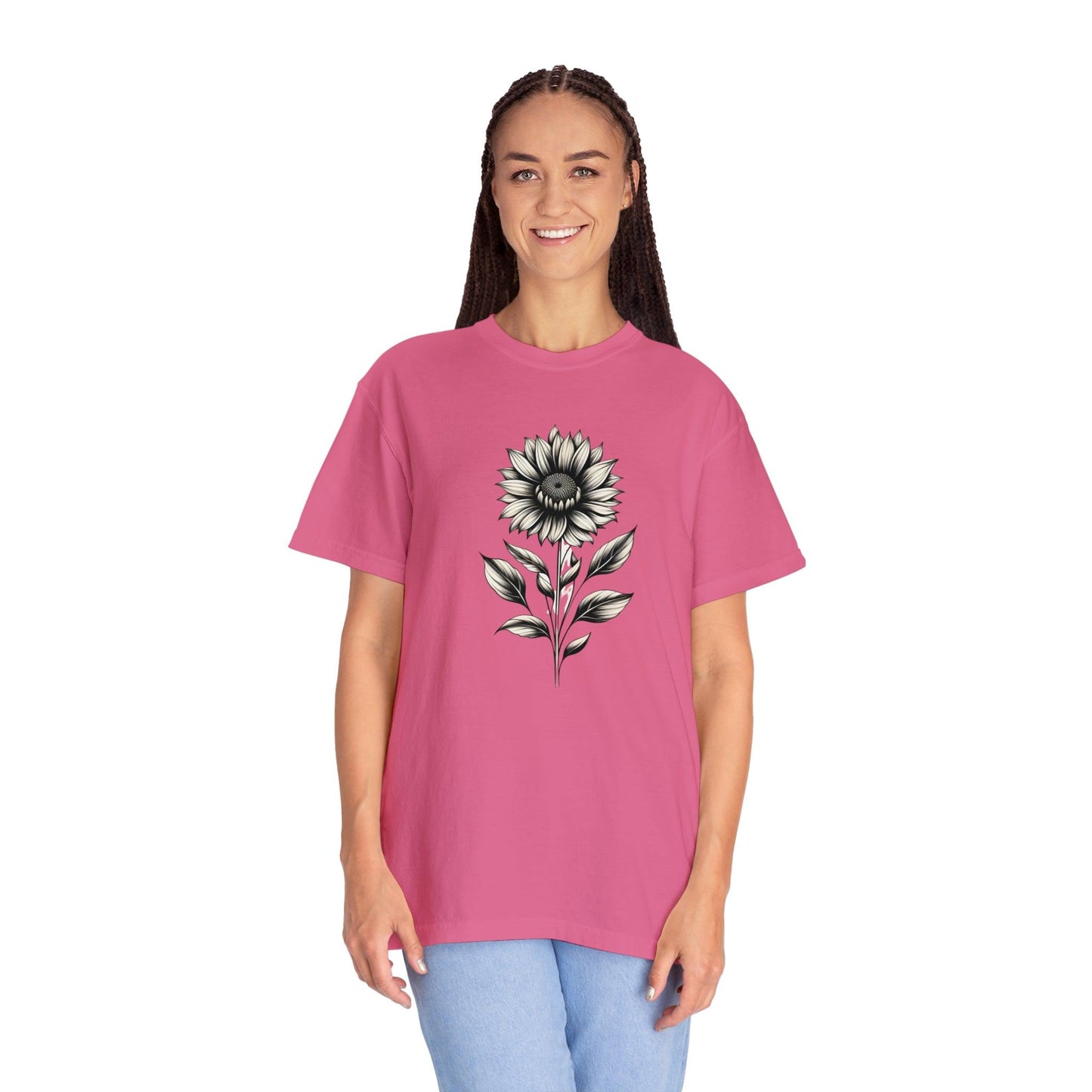 Sunflower Shirt Flower Shirt Aesthetic, Floral Graphic Tee Floral Shirt Flower T-shirt, Wild Flower Shirt Gift For Her Wildflower T-shirt