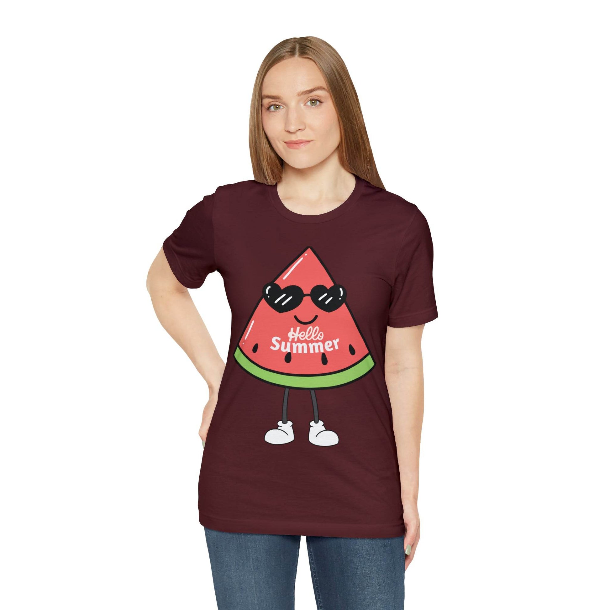 Funny Hello Summer Shirt, Water Mellon shirt, Summer shirts for women and men - Giftsmojo