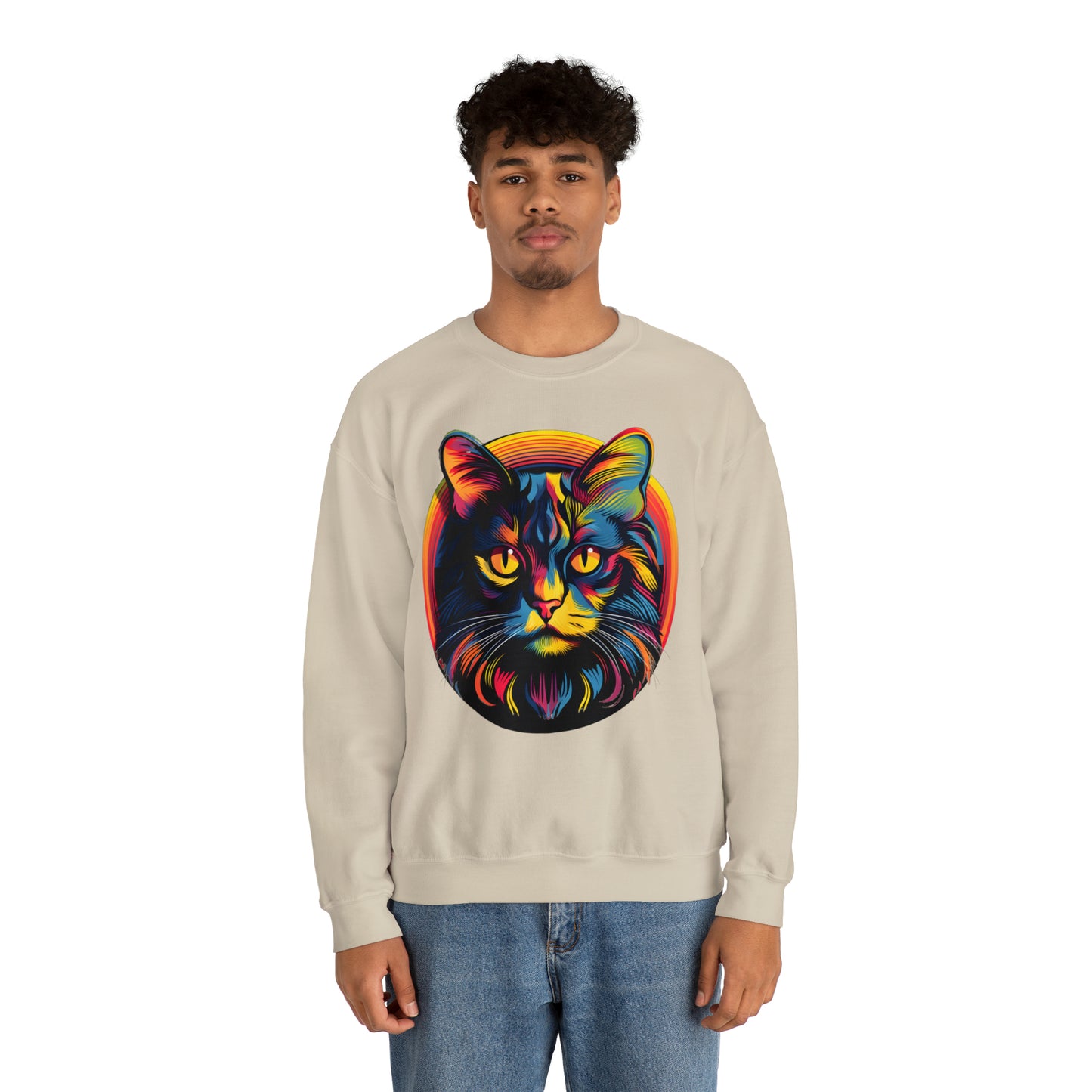 Vintage Cat Lover Sweater Retro Cat Sweatshirt Animal Lover Gift Cat Mom Gift Cat Lover Gift Cat Mom Sweatshirt Cat Crewneck Sweatshirt