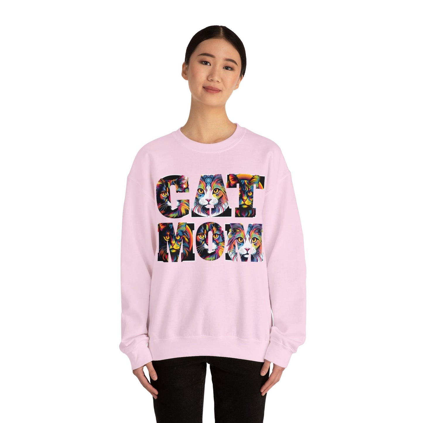 Vintage Cat Sweatshirt Cat Mom Sweatshirt Cat Crewneck Sweatshirt Cat Mom Gift Cat Lover Gift Animal Lover Cat Mama Shirt Cat Lover Sweater