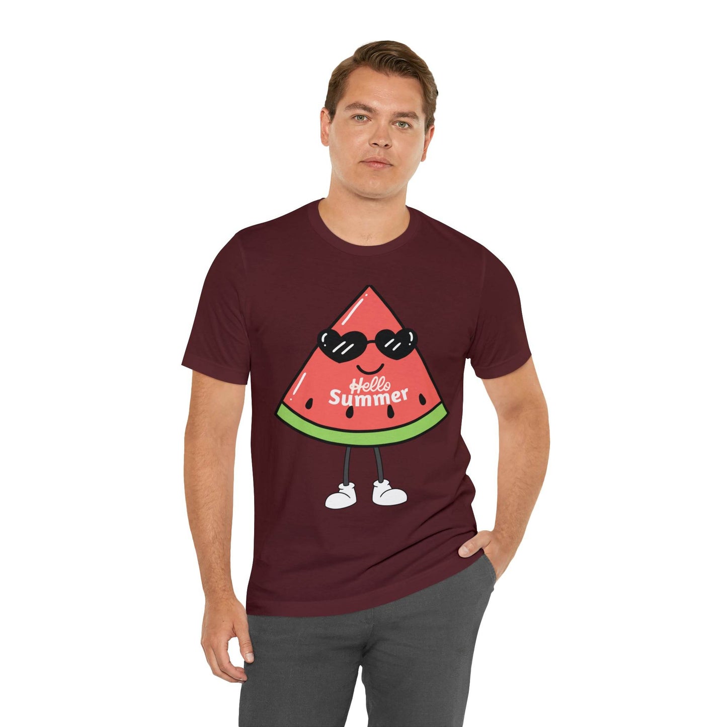Funny Hello Summer Shirt, Water Mellon shirt, Summer shirts for women and men - Giftsmojo