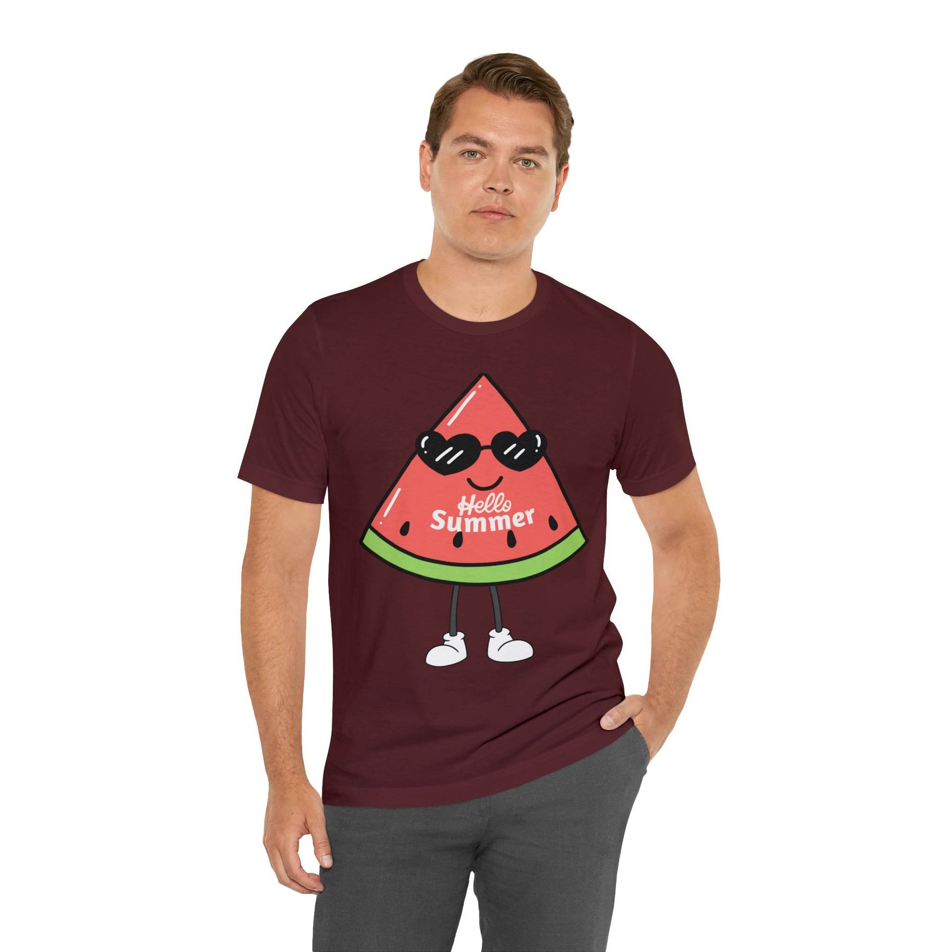 Funny Hello Summer Shirt, Water Mellon shirt, Summer shirts for women and men - Giftsmojo