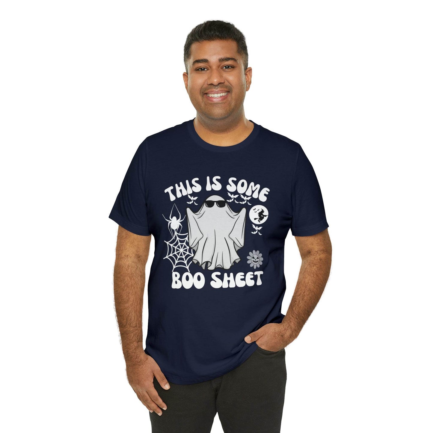 This Is Some Boo Sheet Funny Halloween Shirt Funny Halloween Costume Spooky Season Tee Funny Gift Shirt for Birthday Christmas Anniversary - Giftsmojo