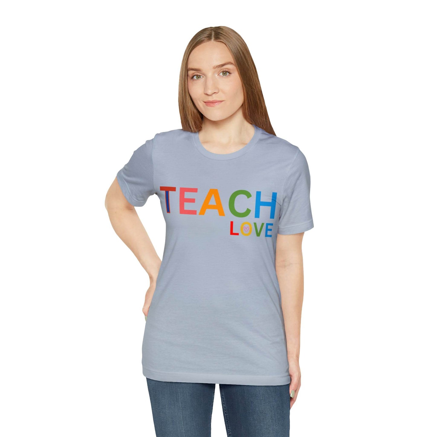I Teach Love Shirt, Teacher Shirt, Teacher Appreciation Gift for Teachers - Giftsmojo