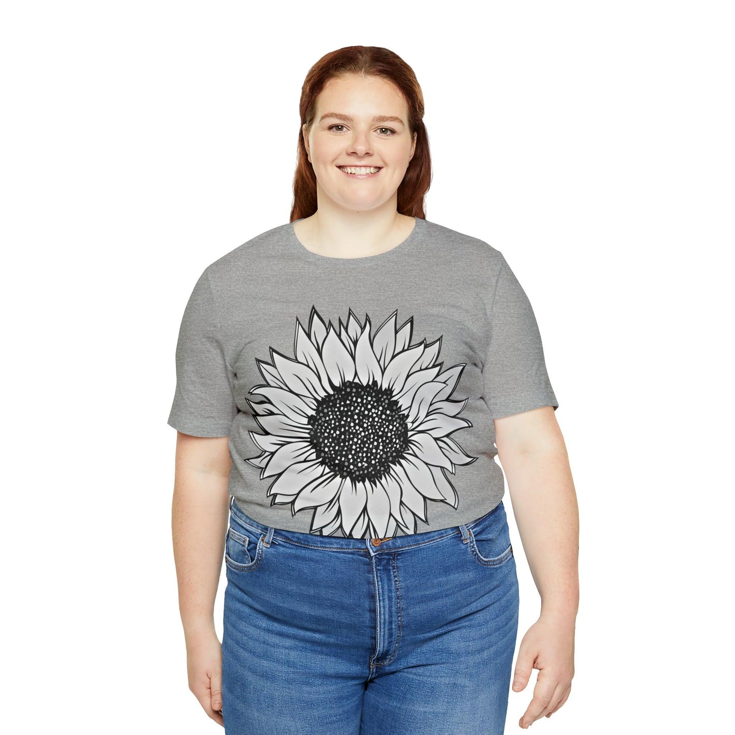 Sunflower Shirt, Floral Tee Shirt, Flower Shirt, Garden Shirt, Womens Fall Summer Shirt Sunshine Tee, Gift for Gardener, Nature love