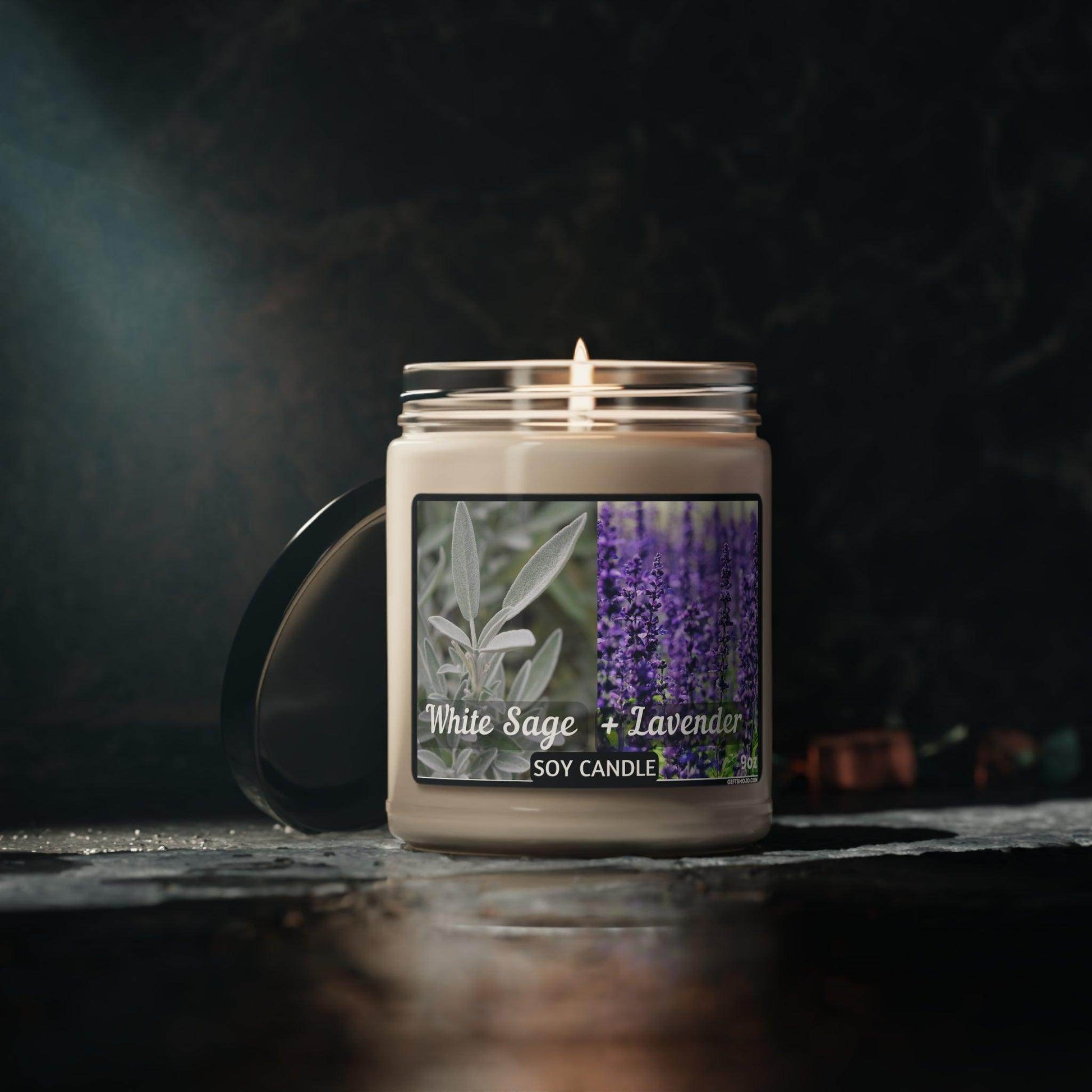 Scented Soy Candle, Apple Harvest, Cinnamon Vanilla, Clean Cotton, Sea Salt Orchid, White Sage Lavender, 9oz, - Giftsmojo