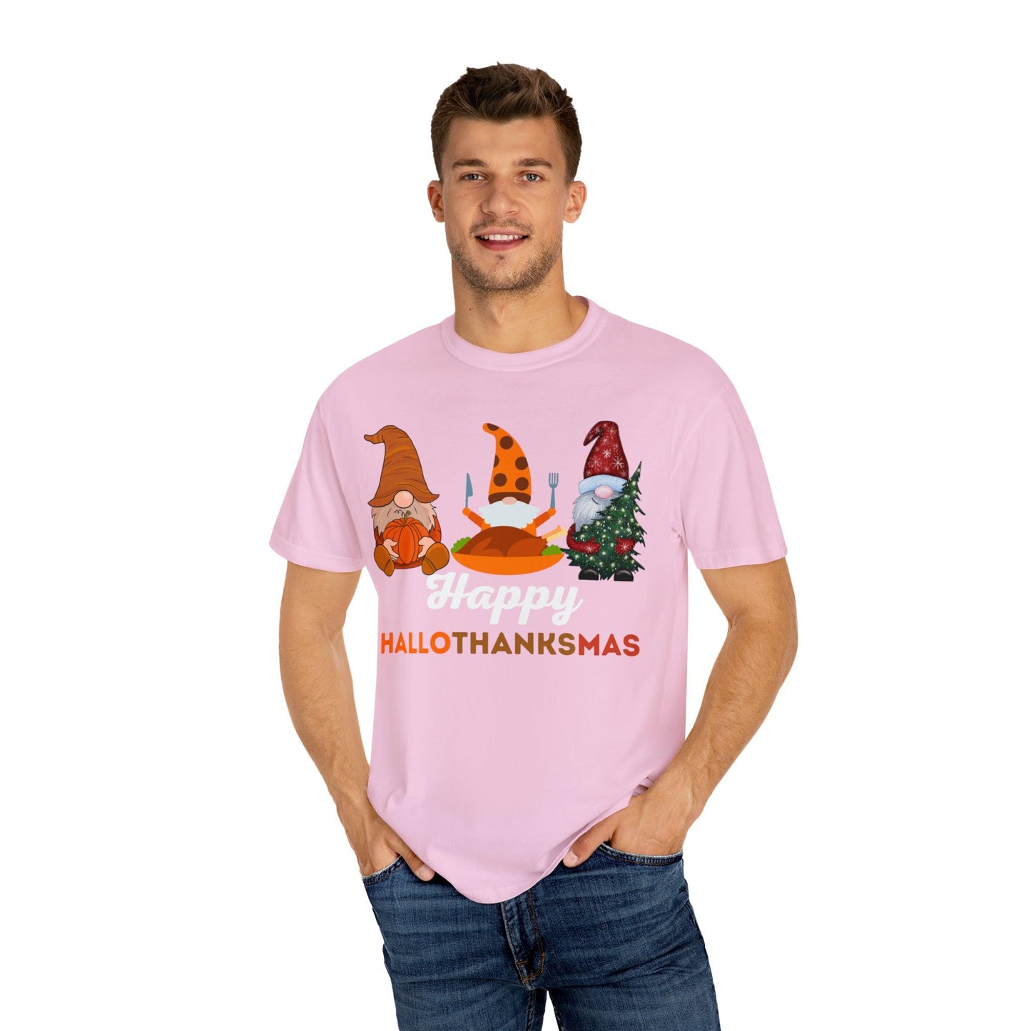 Happy HALLOTHANKSMAS Gift for Fall Halloween Thanksgiving Christmas Gift