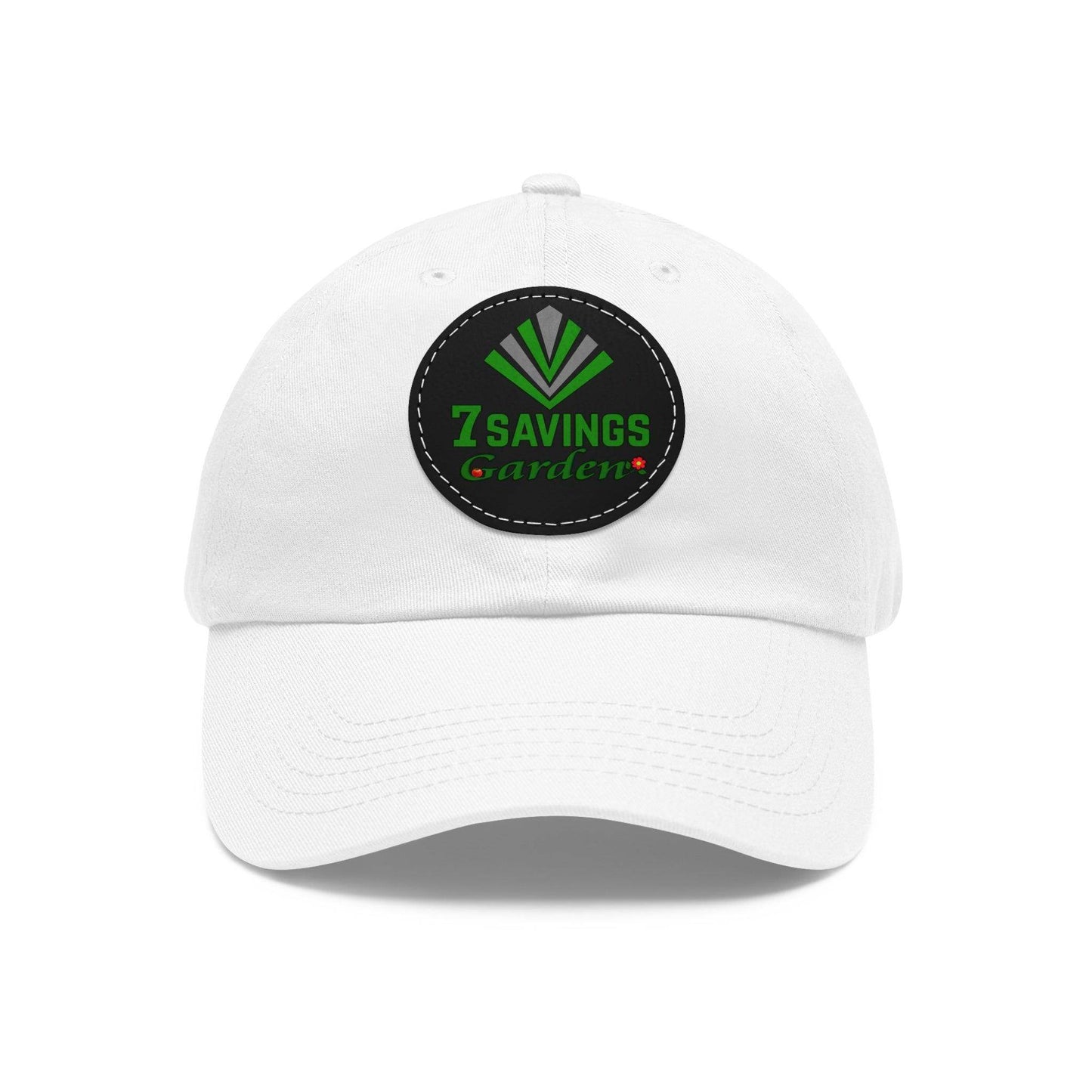 7savings Dad Hat with Leather Patch (Round) Plant lover hat - Giftsmojo