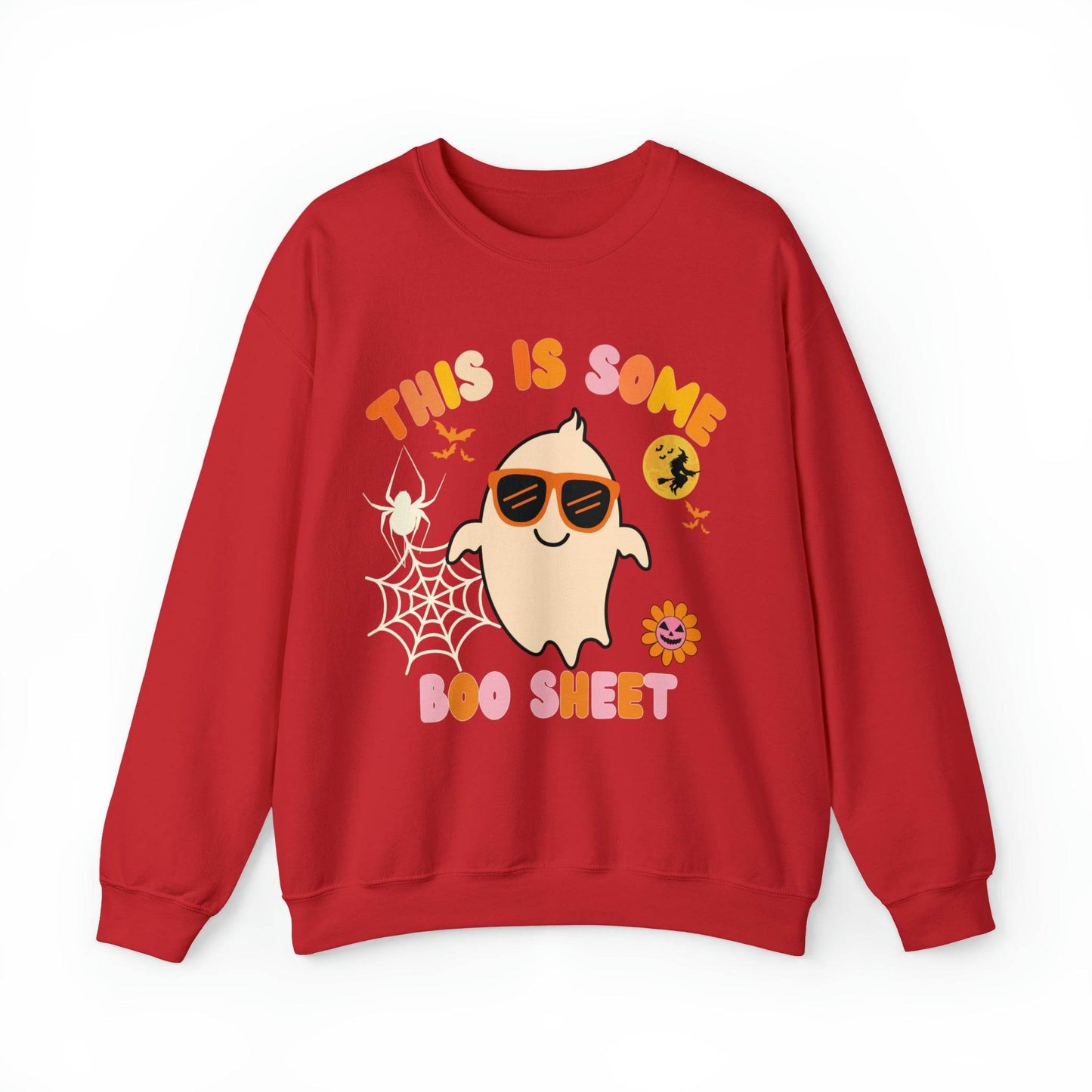This Is Some Boo Sheet Ghost Sweatshirt Cute Ghost Sweatshirt Boo Ghost Sweatshirt Gift Shirt Funny Halloween Shirt Spooky Season Shirt - Giftsmojo