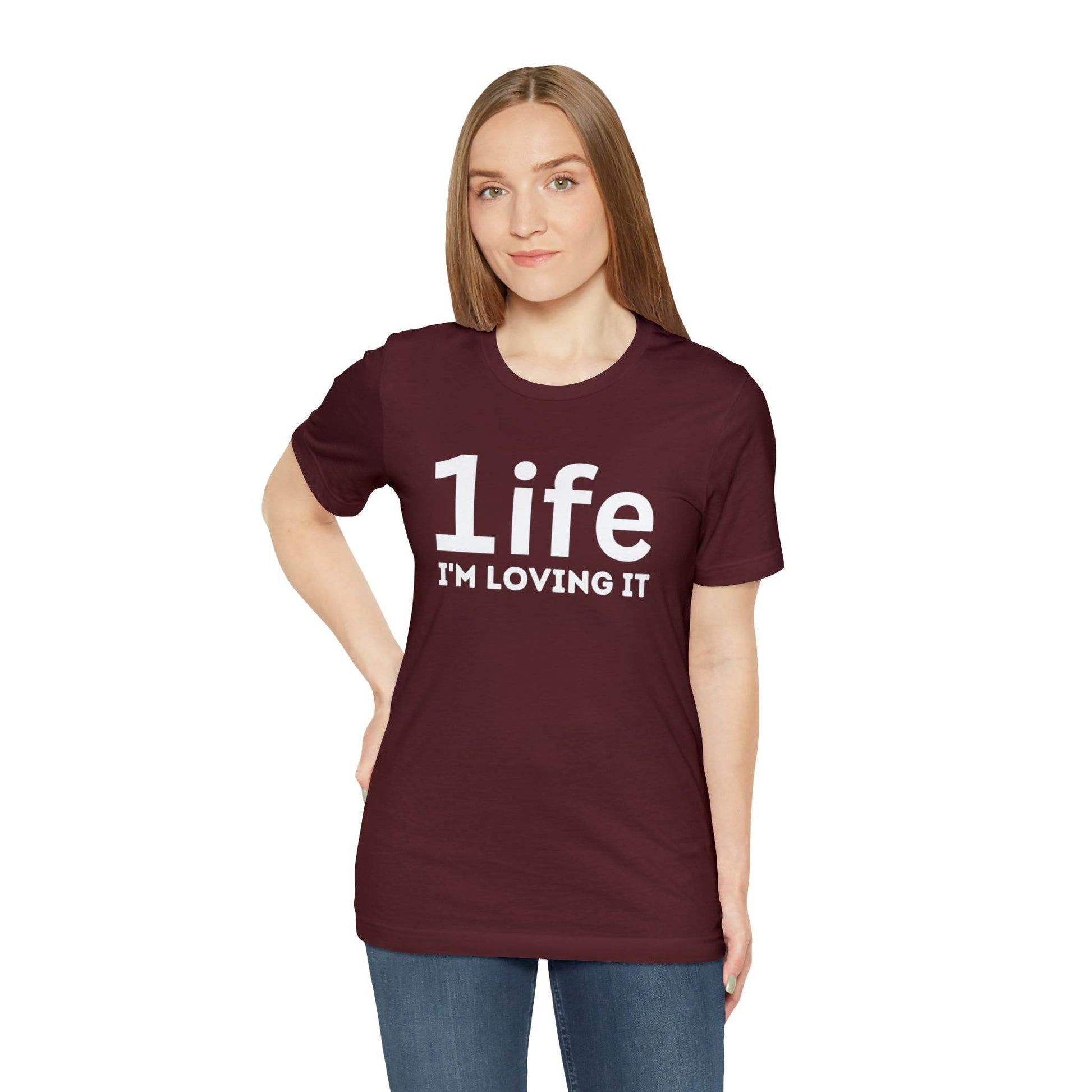 One life I'M Loving It Shirt Retro 1life shirt Live Your Life You Only Have One Life To Live Retro Shirt - Giftsmojo
