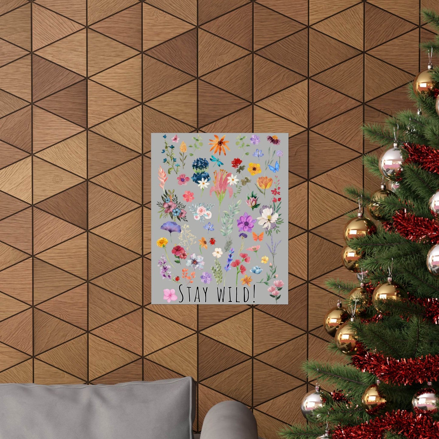 Watercolor Wildflowers Wall Art - Giftsmojo