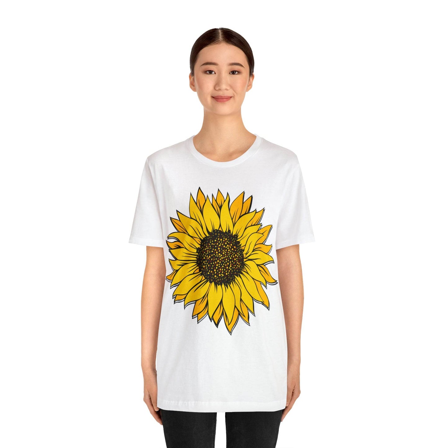 Sunflower Shirt, Floral Tee Shirt, Flower Shirt, Garden Shirt, Womens Fall Summer Shirt Sunshine Tee, Gift for Gardener, Nature lover shirt - Giftsmojo