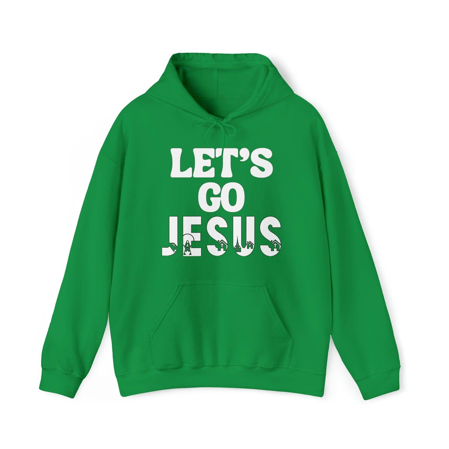 Let's Go Jesus Hooded Sweatshirt Funny Christian Shirt Christian Gift Trendy Christian Sweatshirt Religious Sweatshirt Jesus Hoodie Faith Shirt - Giftsmojo
