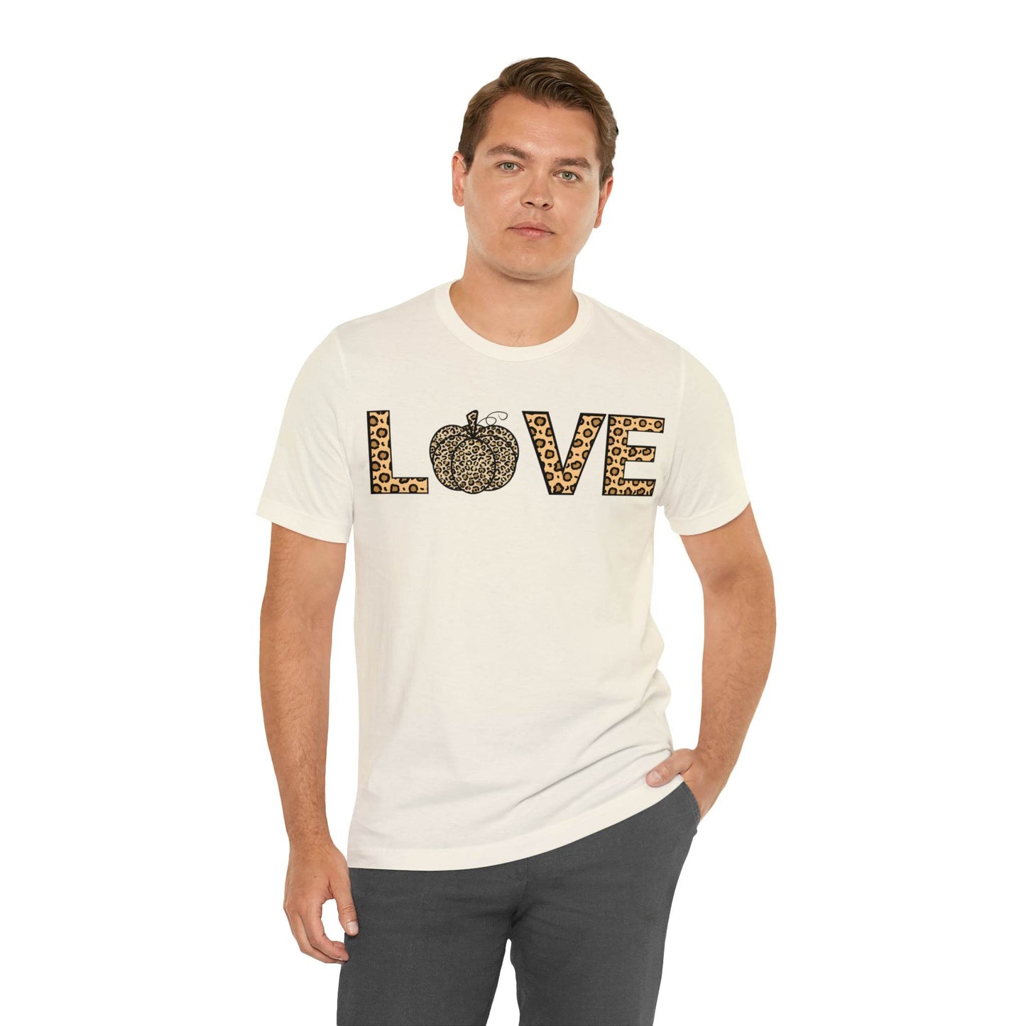 Embrace the Wild - Fall Leopard Print Shirt Leopard Print Love Fall - Pumpkin shirt - autumn shirt - Giftsmojo