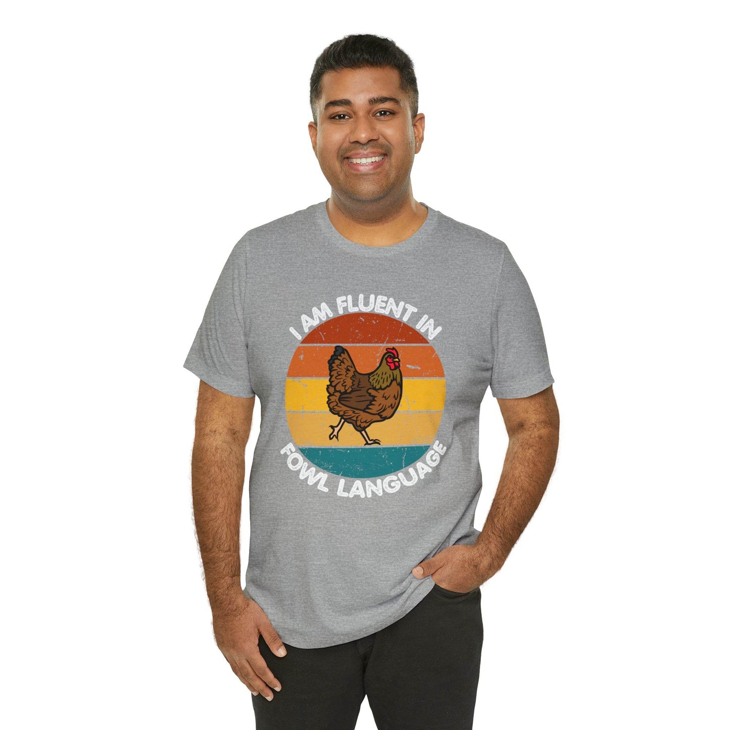 Fluent in Fowl Language shirt, Chicken Shirt Chicken Tee Chicken Owner Gift - Gift For Chicken Lover gift - Giftsmojo
