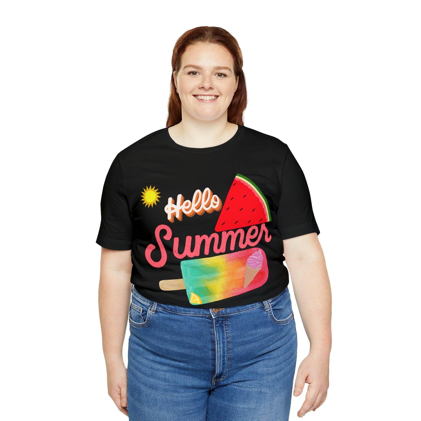 Hello Summer Shirt, Hello Summer, Summer shirts for women and men, Funny Shirt, Summer Vibes, Trendy Fashion, Summertime Fun - Giftsmojo