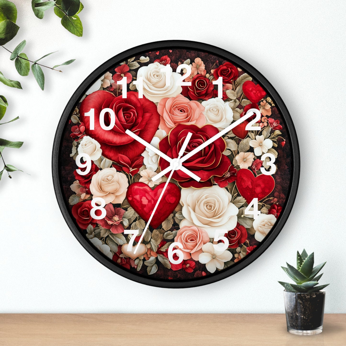 Flower Wall Clock - Botanic Home Decor