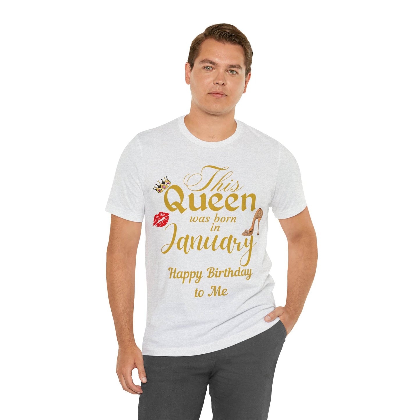 Birthday Queen Shirt, Gift for Birthday, This Queen was born in January Shirt, Funny Queen Shirt, Funny Birthday Shirt, Birthday Gift - Giftsmojo